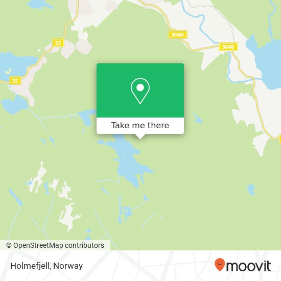 Holmefjell map