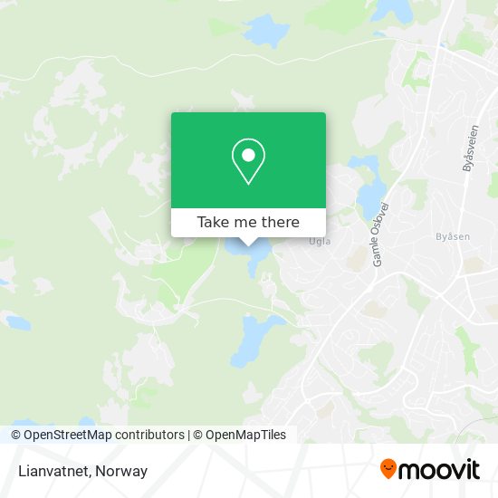 Lianvatnet map