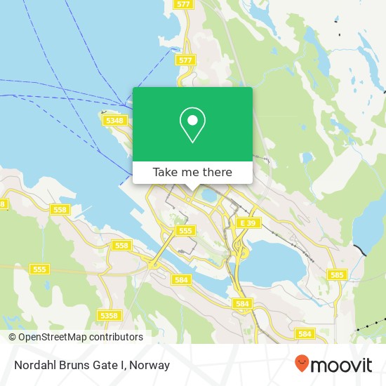 Nordahl Bruns Gate I map