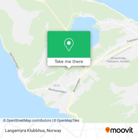Langemyra Klubbhus map