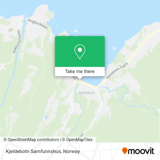 Kjeldebotn Samfunnshus map