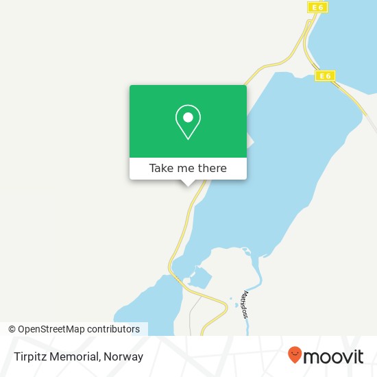 Tirpitz Memorial map