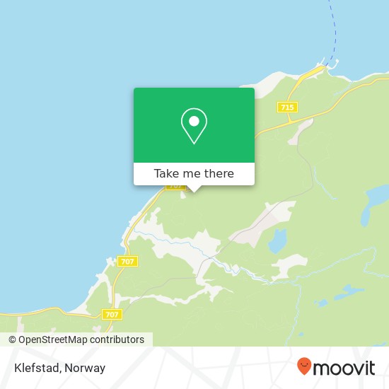 Klefstad map