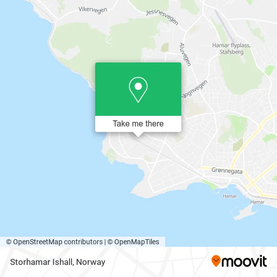 Storhamar Ishall map