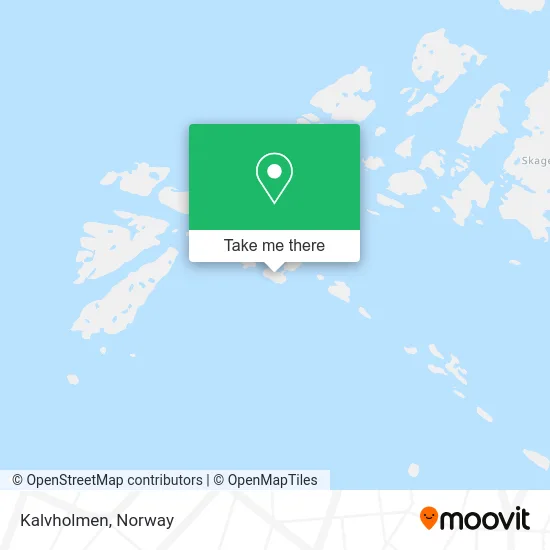 Kalvholmen map