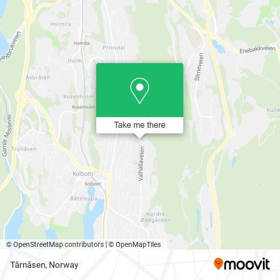 Tårnåsen map