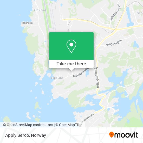 Apply Sørco map