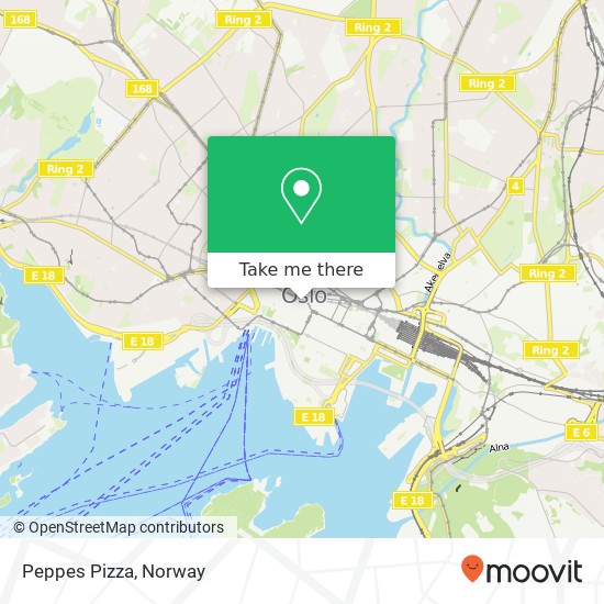 Peppes Pizza map