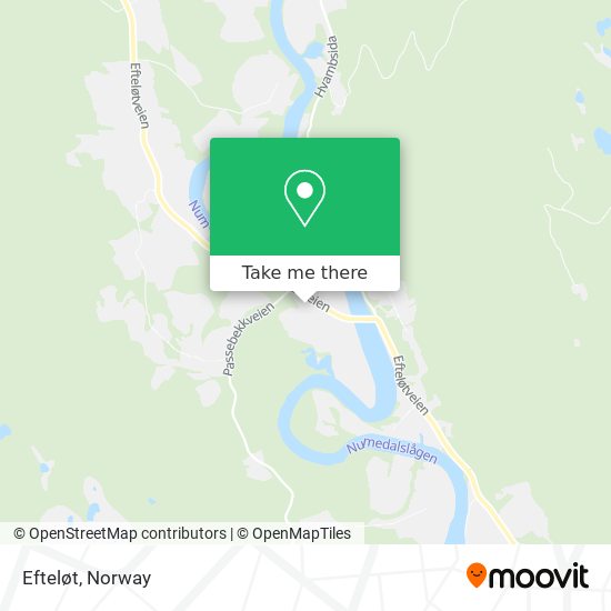 Efteløt map