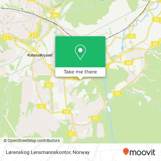 Lørenskog Lensmannskontor map