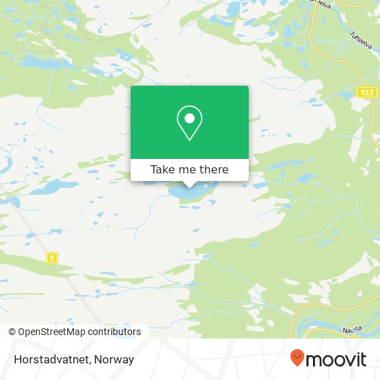 Horstadvatnet map