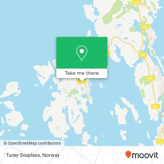 Turøy Snuplass map