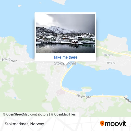 Stokmarknes map