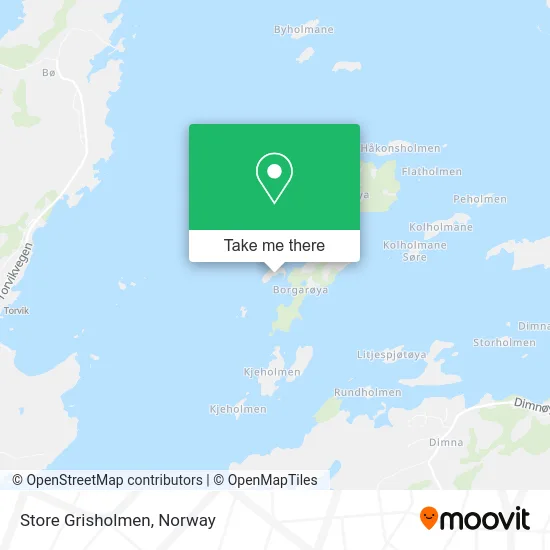 Store Grisholmen map