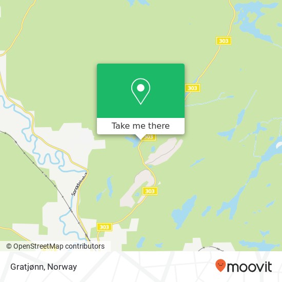 Gratjønn map