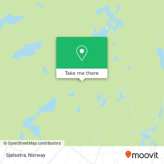 Sjølsetra map