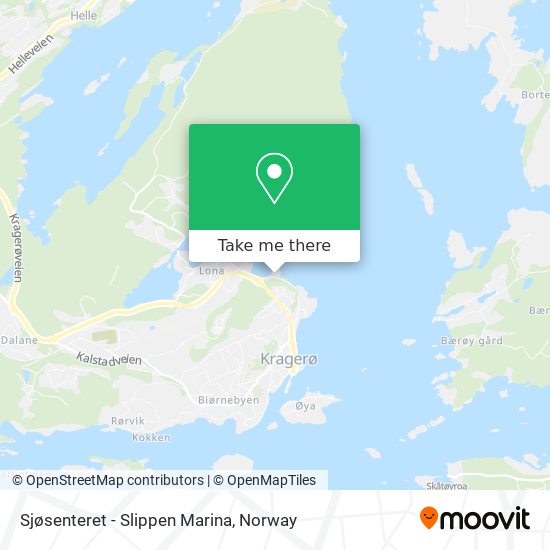 Sjøsenteret - Slippen Marina map