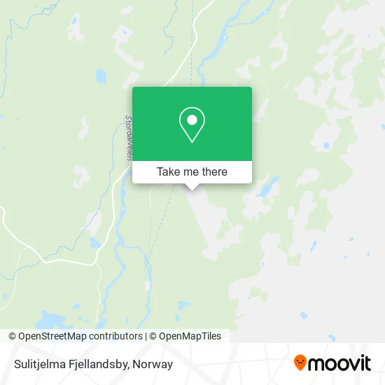 Sulitjelma Fjellandsby map
