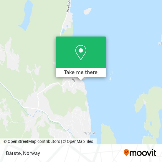 Båtstø map