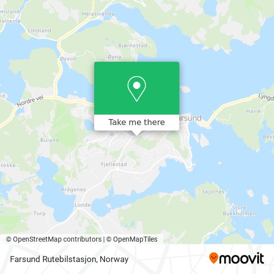 Farsund Rutebilstasjon map