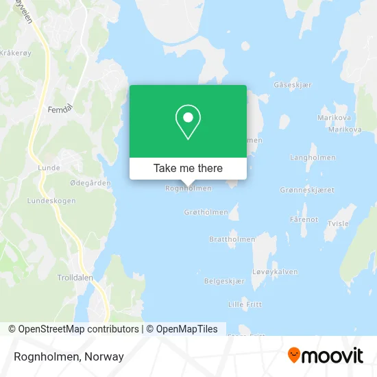Rognholmen map
