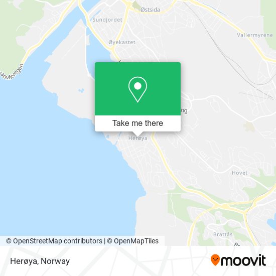 Herøya map