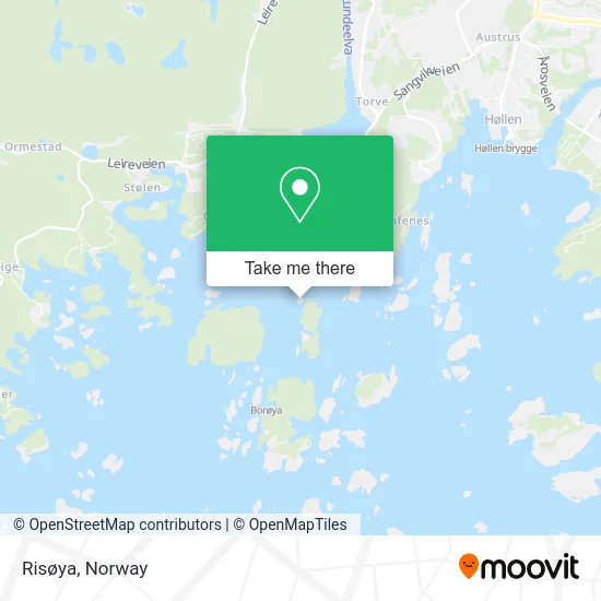 Risøya map