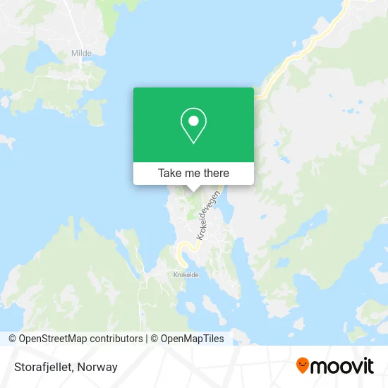 Storafjellet map
