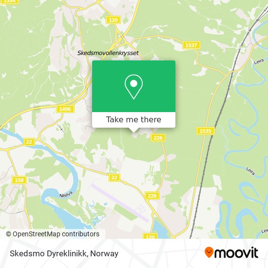 Skedsmo Dyreklinikk map