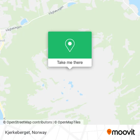 Kjerkeberget map