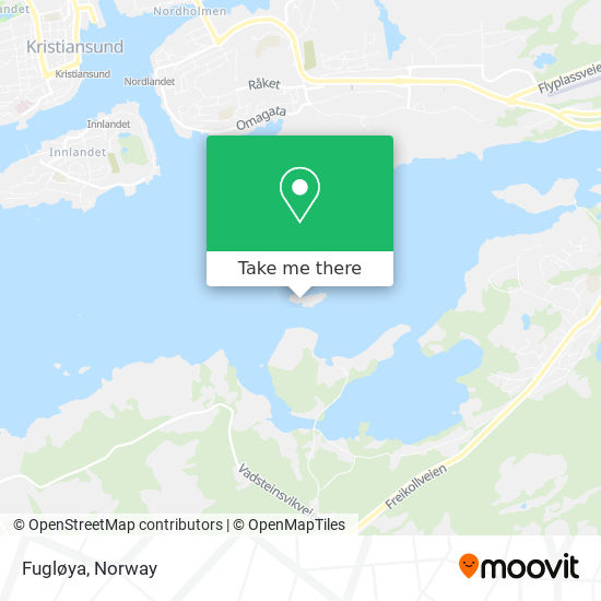 Fugløya map