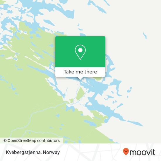 Kvebergstjønna map