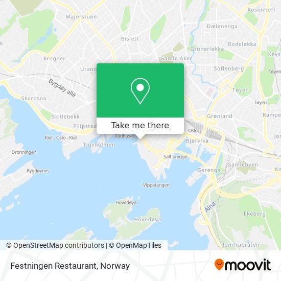 Festningen Restaurant map