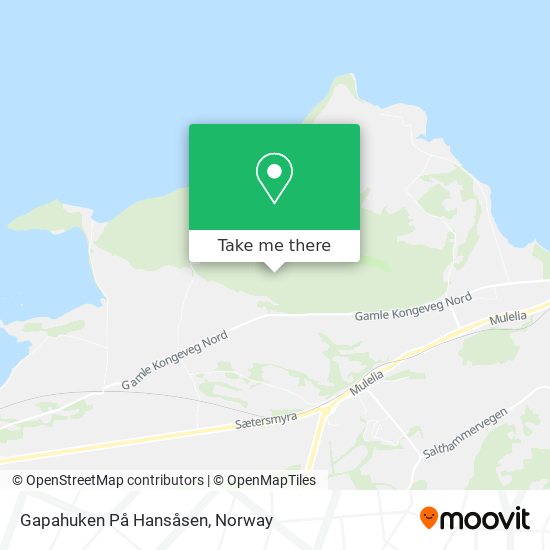 Gapahuken På Hansåsen map