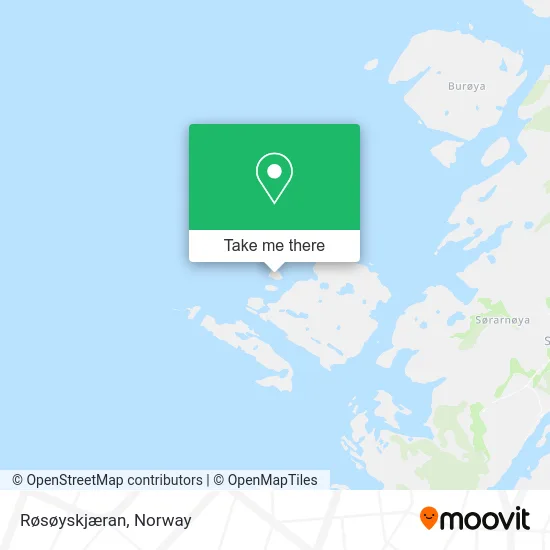 Røsøyskjæran map
