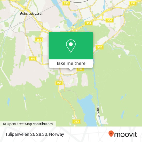 Tulipanveien 26,28,30 map