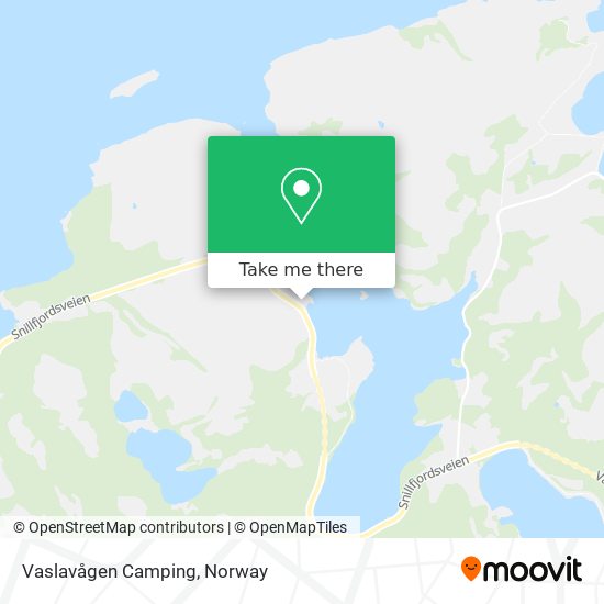 Vaslavågen Camping map