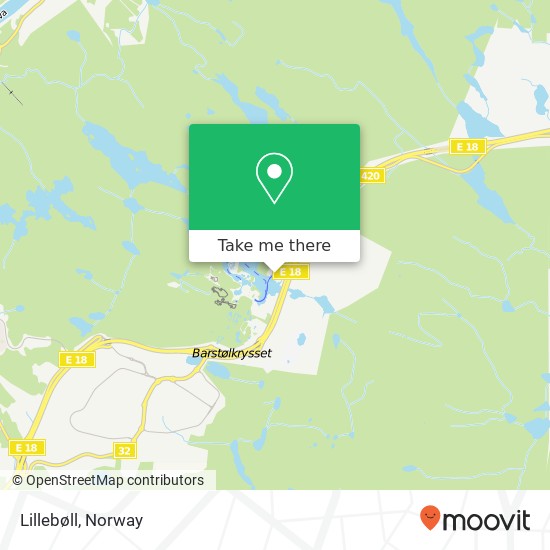 Lillebøll map