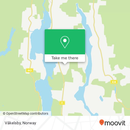 Våkelsby map