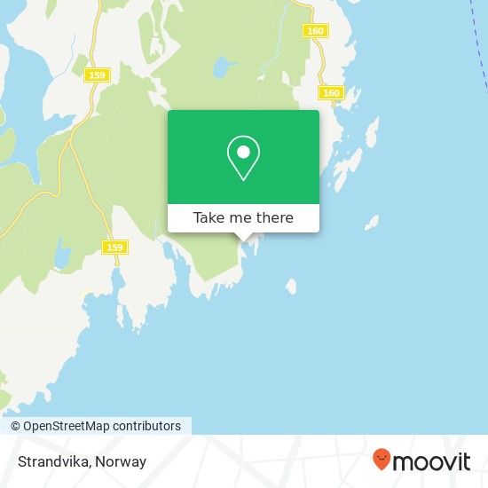 Strandvika map