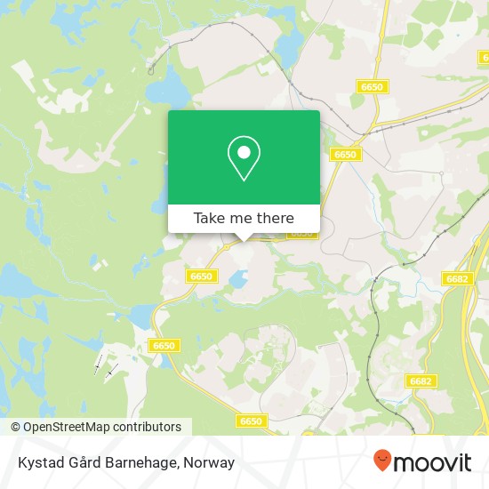Kystad Gård Barnehage map