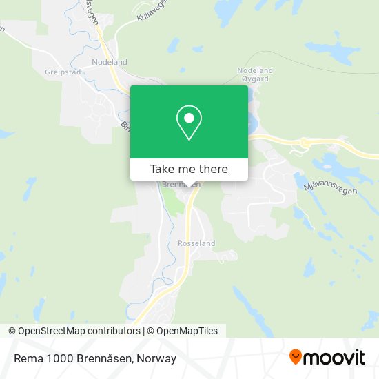 Rema 1000 Brennåsen map