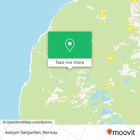 Askjum Sørgarden map