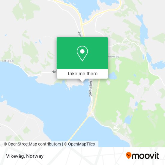 Vikevåg map