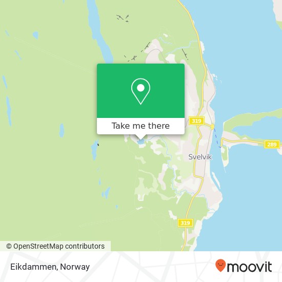 Eikdammen map