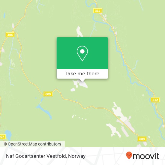 Naf Gocartsenter Vestfold map