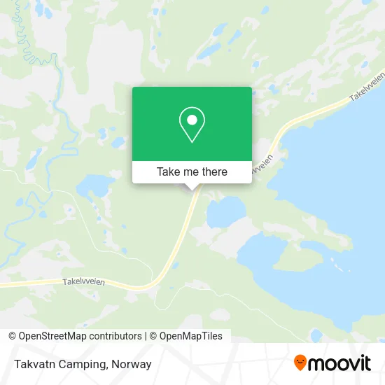 Takvatn Camping map