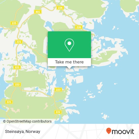 Steinsøya map