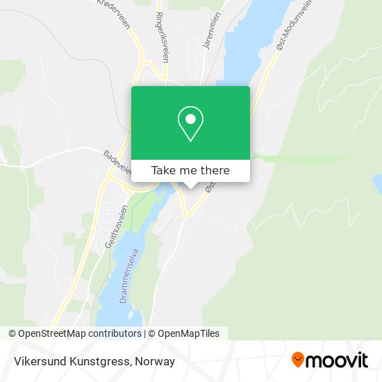 Vikersund Kunstgress map