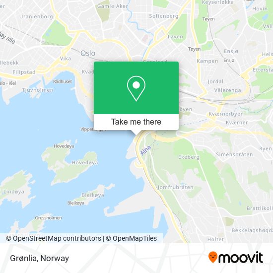 Grønlia map